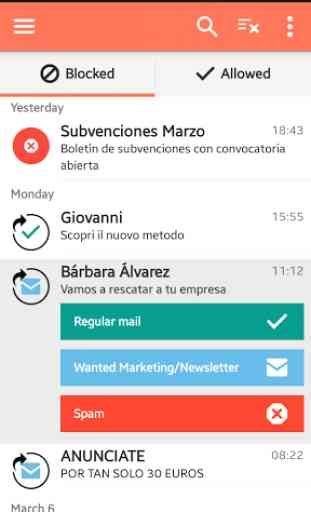 spamfilter android einstellen|Anrufer